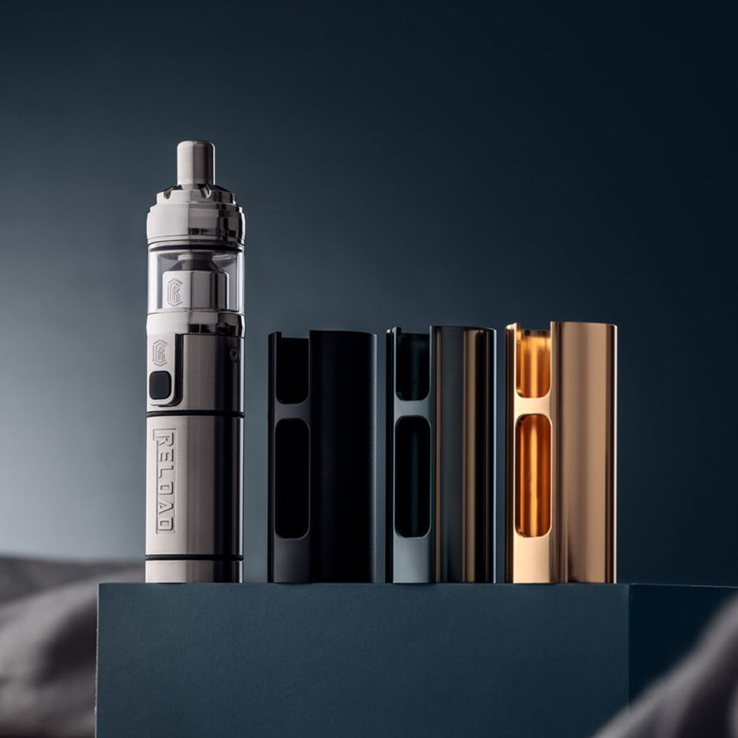 Reload Essential 18350 Sleeve / Antique Gold (Mod Not Included) Reload Vapor USA Reload Essential 18350 Sleeve / Antique Gold (Mod Not Included) Reload Vapor USA