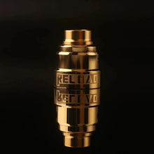New Reload S RDA Gold Plated SE Cap With Drip Tip